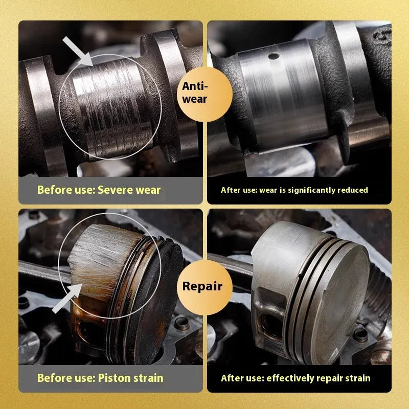 60ml engine oil anti-wear additive in white packaging for automobile engine protection
