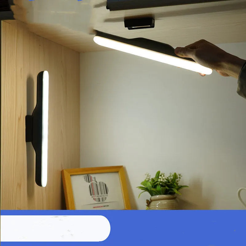 Modern simple style desk lamp with touch controls and soft LED lighting for study use