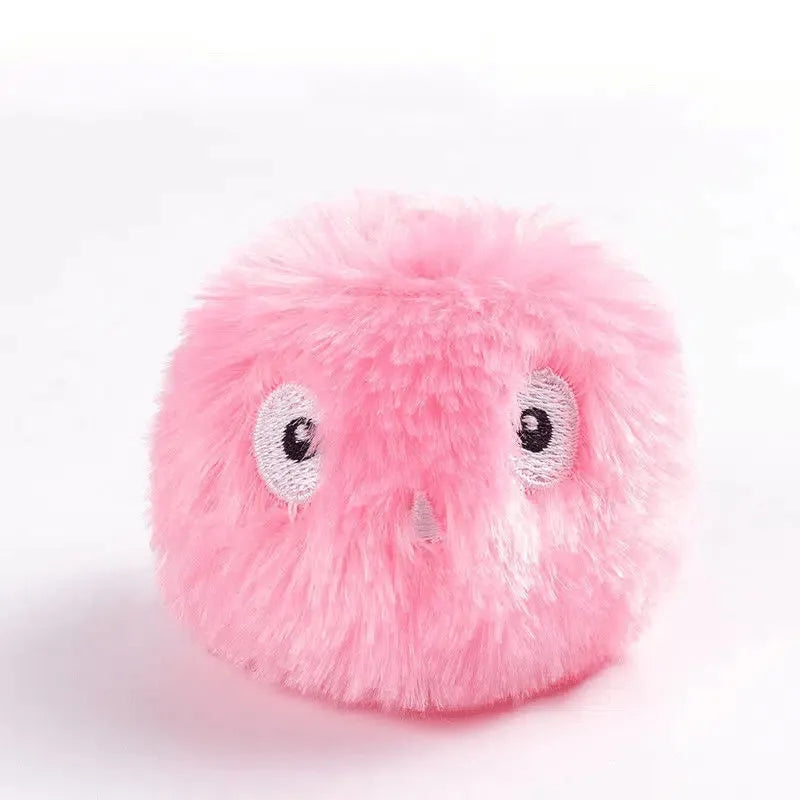 55mm interactive cat toy ball that makes animal sounds when touched by pets