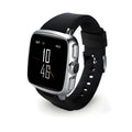Z01 smart watch with 1.54 inch HD screen shown in black and white colour options on a wrist.