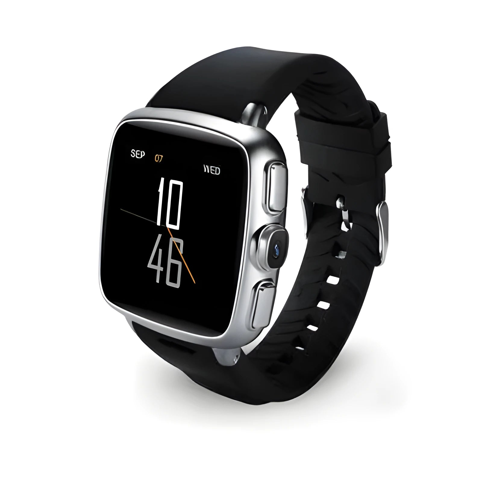 Z01 smart watch with 1.54 inch HD screen shown in black and white colour options on a wrist.