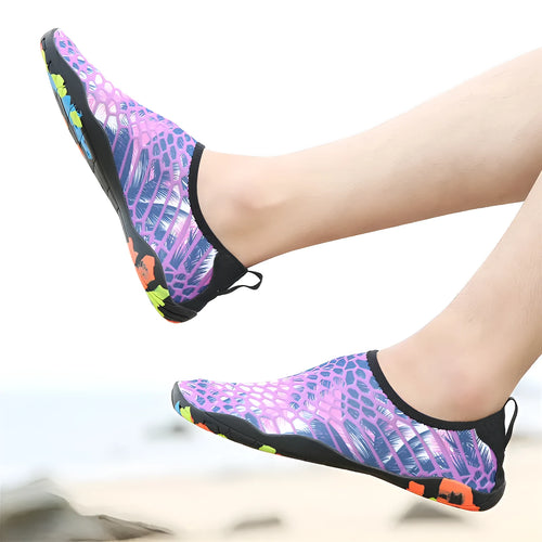 Lycra beach wading shoes in multiple colours with EVA midsoles for swimming and water activities