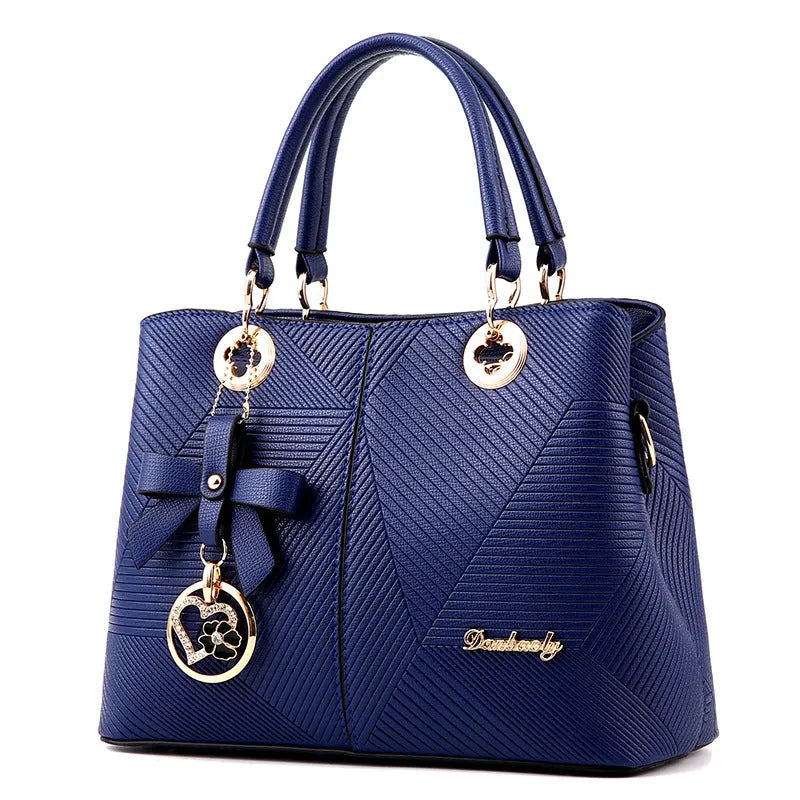 Retro fashion handbag with zip closure and one-shoulder strap in various colours