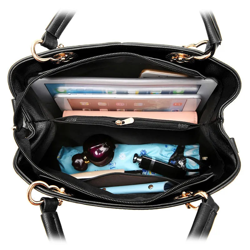 Retro fashion handbag with zip closure and one-shoulder strap in various colours