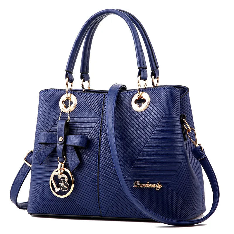 Retro fashion handbag with zip closure and one-shoulder strap in various colours