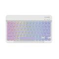 10-inch wireless Bluetooth keyboard with multi-colour LED backlighting for tablets and mobile phones