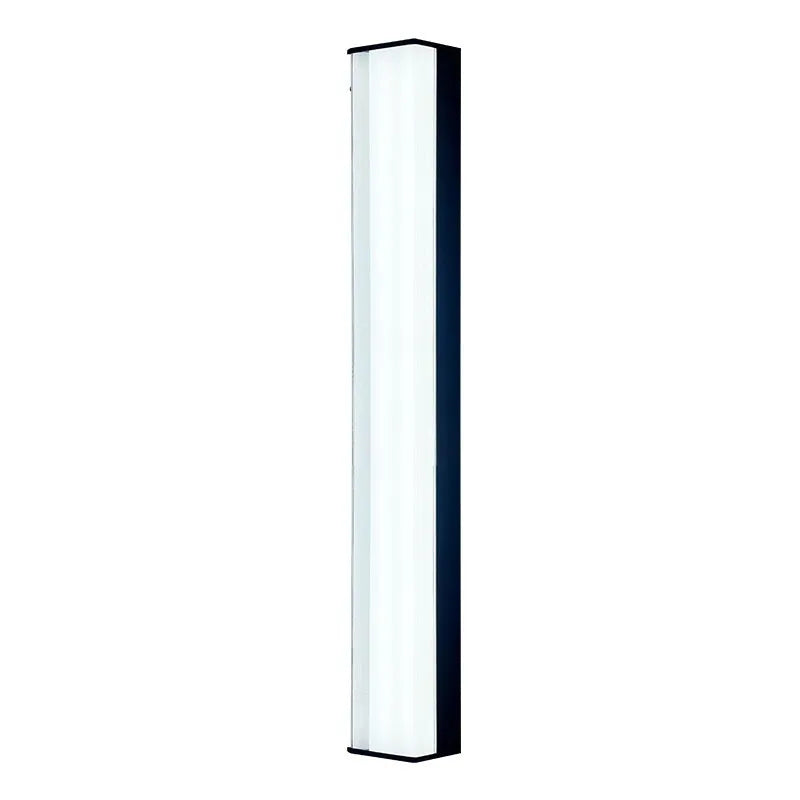 Modern simple outdoor wall lamp shown mounted on an exterior wall, suitable for villa or hotel entrance.
