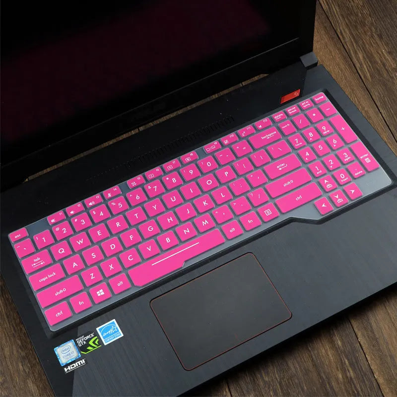 ASUS Flight laptop keyboard protective film cover in translucent colours for 15.6-inch models