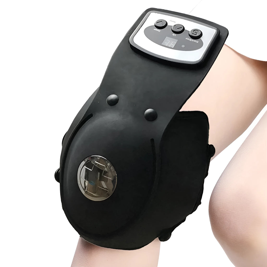 Infrared knee and shoulder massager with adjustable temperature control and multiple pads