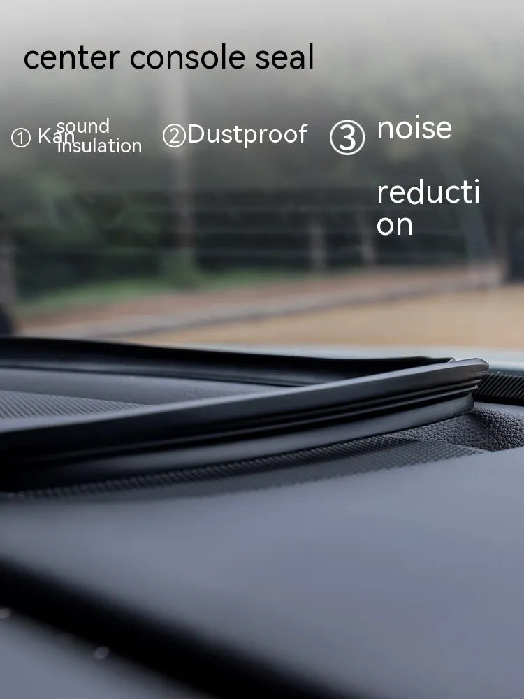 Mitsubishi Outlander dashboard silicone sealing strip with integrated card slots measuring 1.6 metres