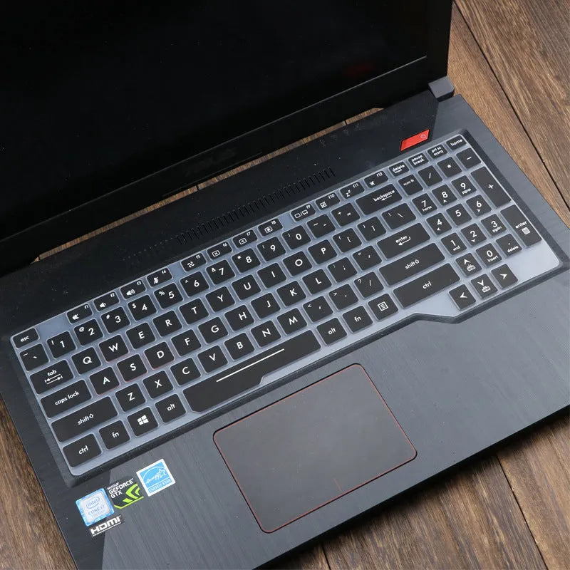 ASUS Flight laptop keyboard protective film cover in translucent colours for 15.6-inch models