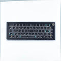 DIY mechanical keyboard kit with RGB lighting in seven colour options showing compact 40cm design