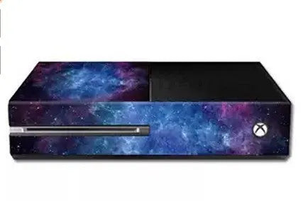 Five blue matt finish film stickers for Xbox One console scratch protection
