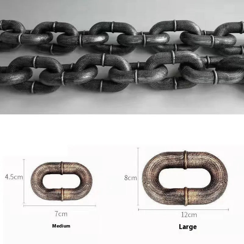 PP material dog leash rope in bronze, antique silver or black colour at 1.5m, 2m or 3m length
