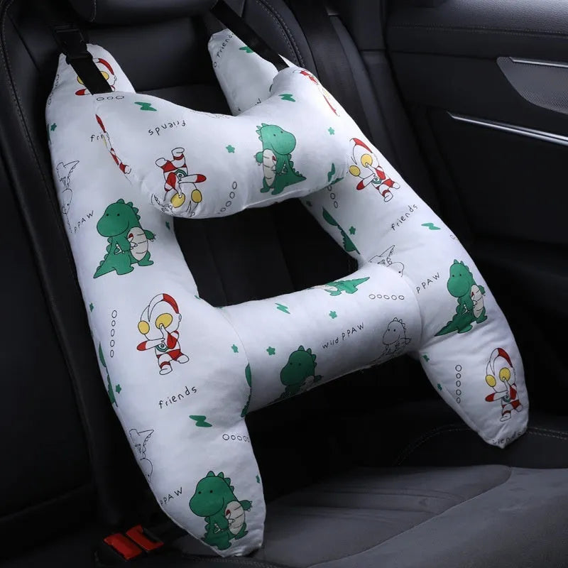 55x70cm automotive headrest car sleeping pillow with character patterns