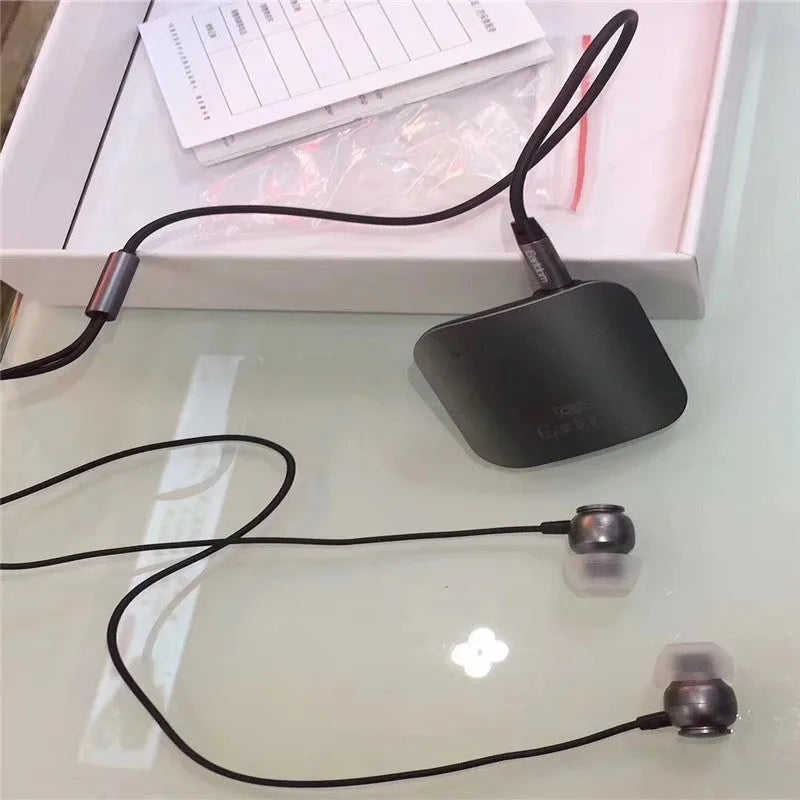 Bluetooth lavalier wireless headset with 10m range in black, grey, red, white colour options