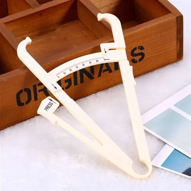 Acrylic body fat caliper tool for skin fold thickness measurement with 200mm range