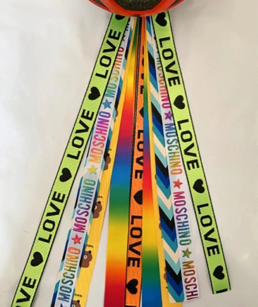 Children's helmet decorative streamer in multiple colour options for roller skating and balancing car safety gear