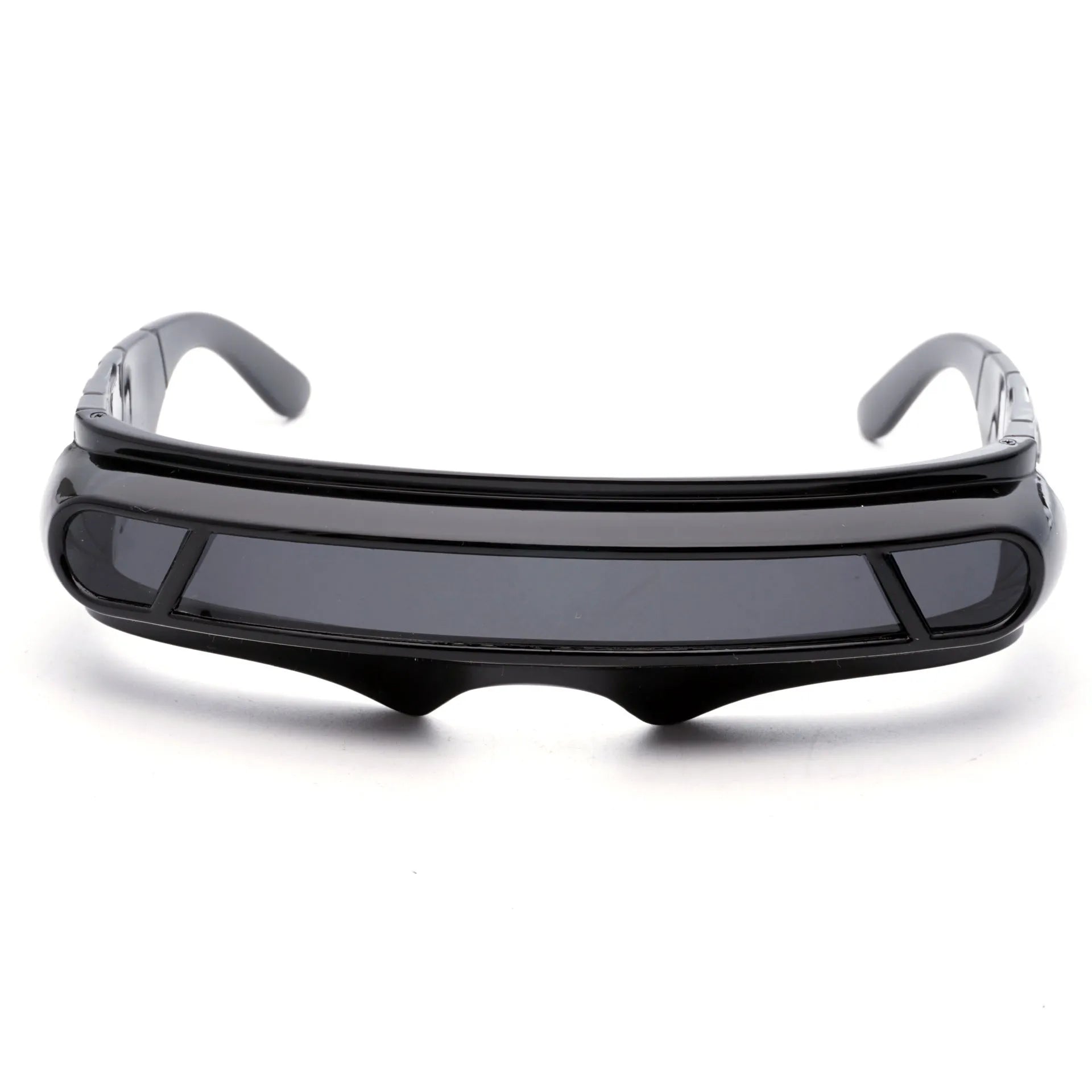Black PC frame sports sunglasses with polarized colour film lenses for outdoor activities