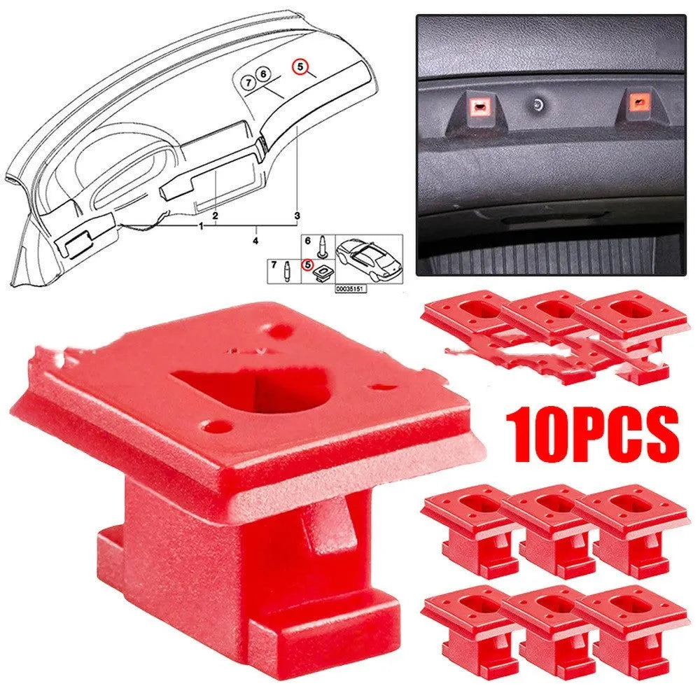 BMW door interior trim panel replacement plastic snap clips 10-piece pack