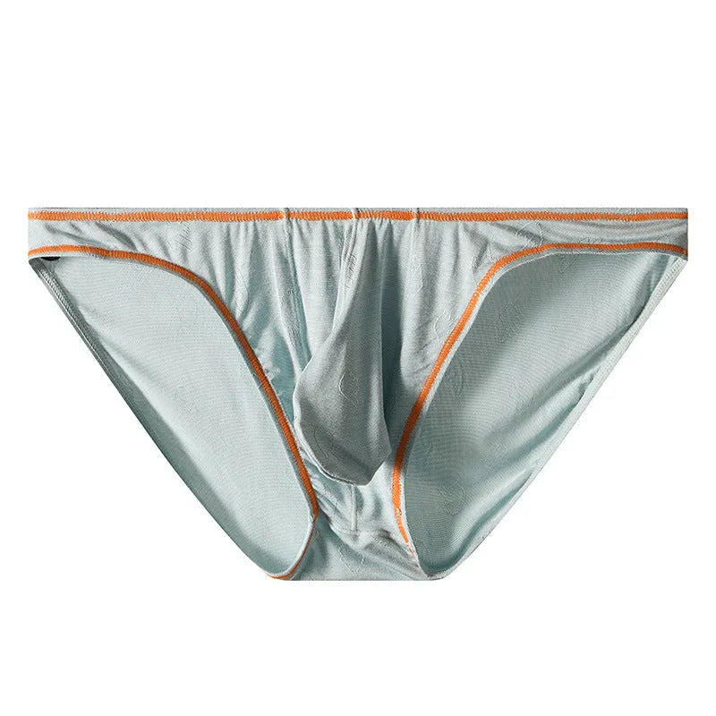 Men's knitted modal underwear with butt-lift design in dark grey colour