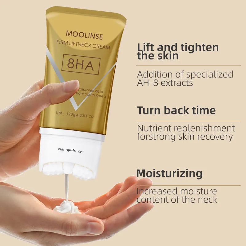 120ml tube of neck firming massage cream for universal skin types.