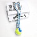 38cm long cotton string dog toy in red and white colour option for medium to large breeds