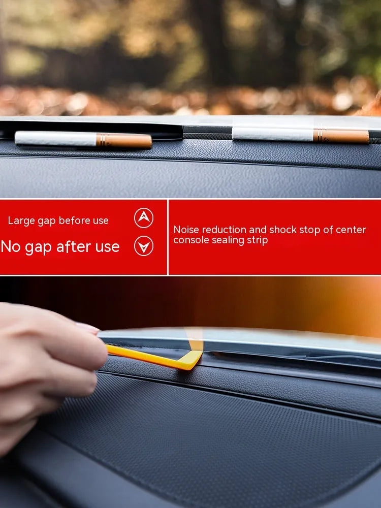 Mitsubishi Outlander dashboard silicone sealing strip with integrated card slots measuring 1.6 metres