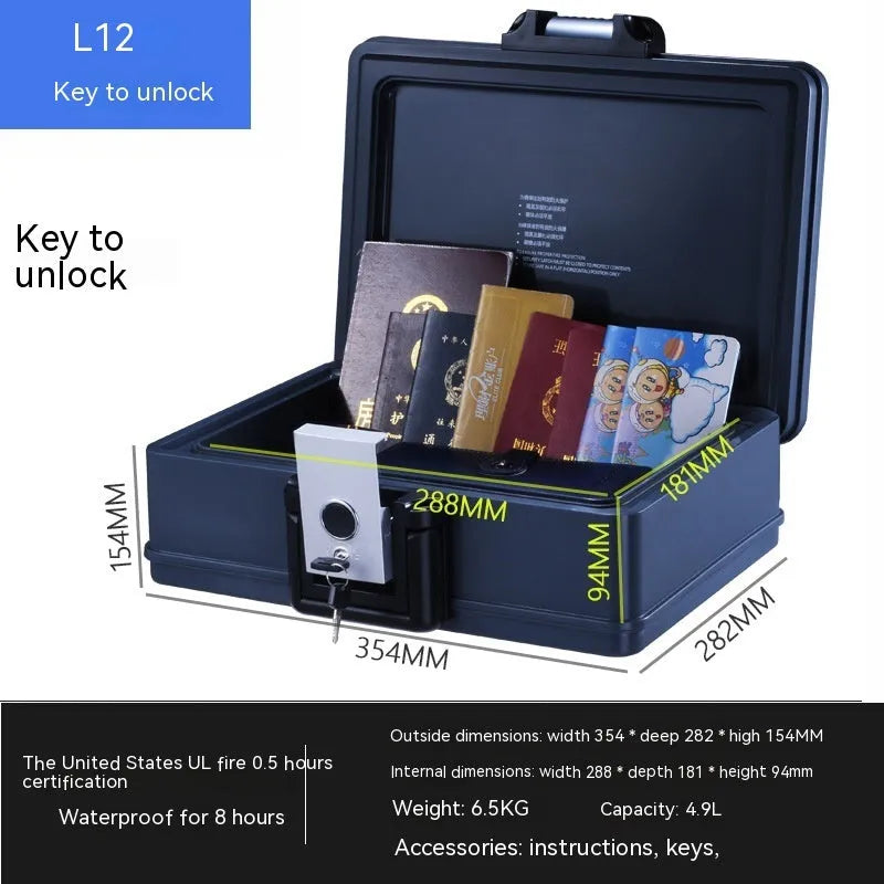 L12 Mechanical 6500G password safe with combination lock and youjingang construction
