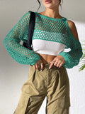 Hollowed mesh beach shirt in polypropylene fibre available in six colours with free size fit