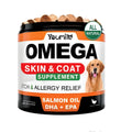 Bottle of fish oil chewing capsules dietary supplement, 120 count