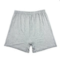 Men's solid colour high-waist boxer shorts made from modal fabric, shown in black, on a white background.