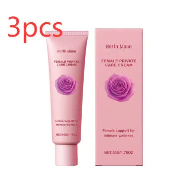 50g moisturizing cream jar with glycerol, mineral oil, rose and peppermint extracts for dry skin