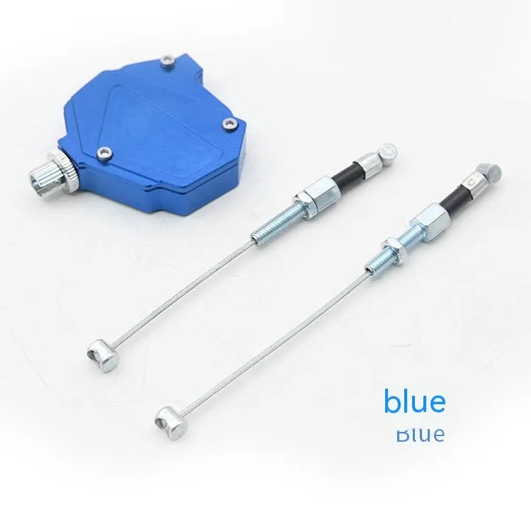 Motorcycle universal clutch labour-saving box in aluminium alloy showing multiple colour options.