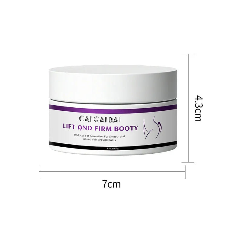 100g jar of portable hip lifting cream for ladies home fitness with universal skin type compatibility