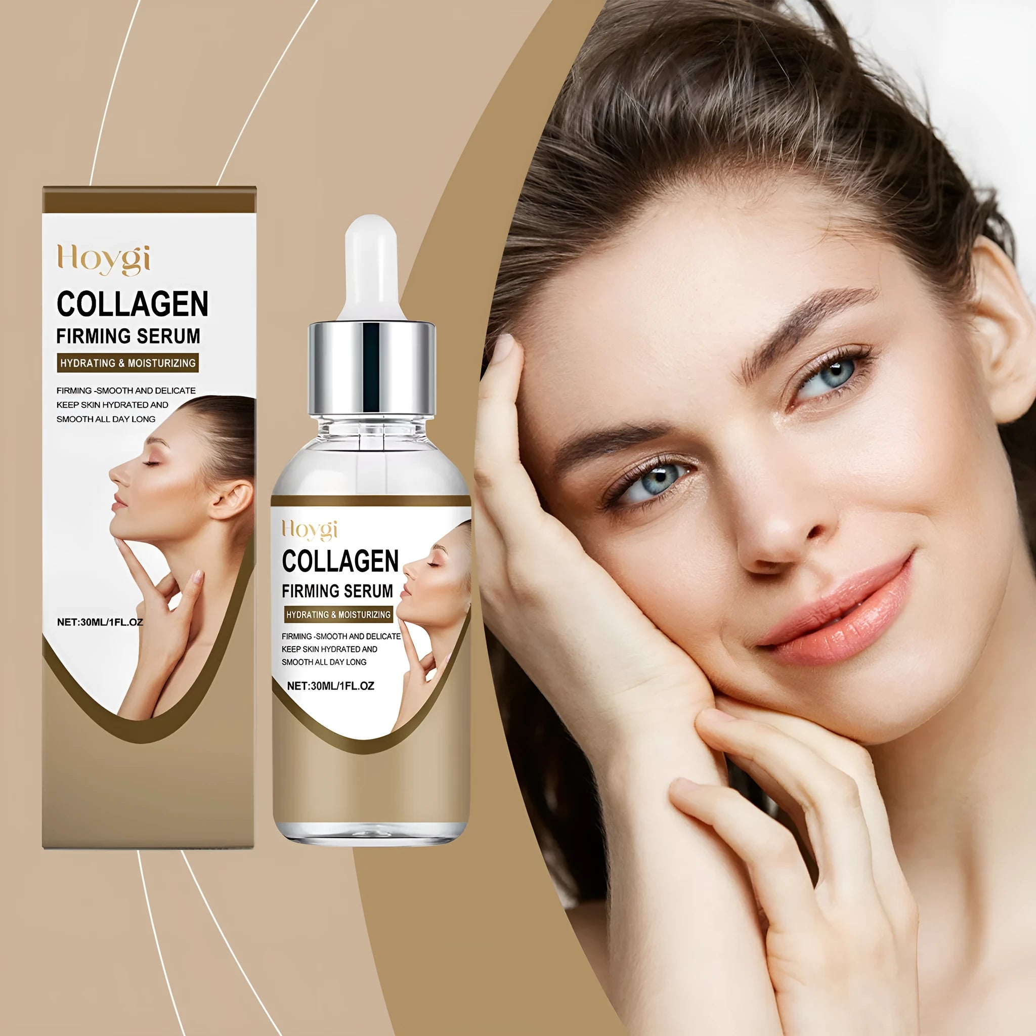 Collagen Firming Care Solution 30ml bottle with hyaluronic acid