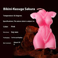 Low temperature soy wax sensual candle in rose red, spring pink, and lilac purple colours for body massage