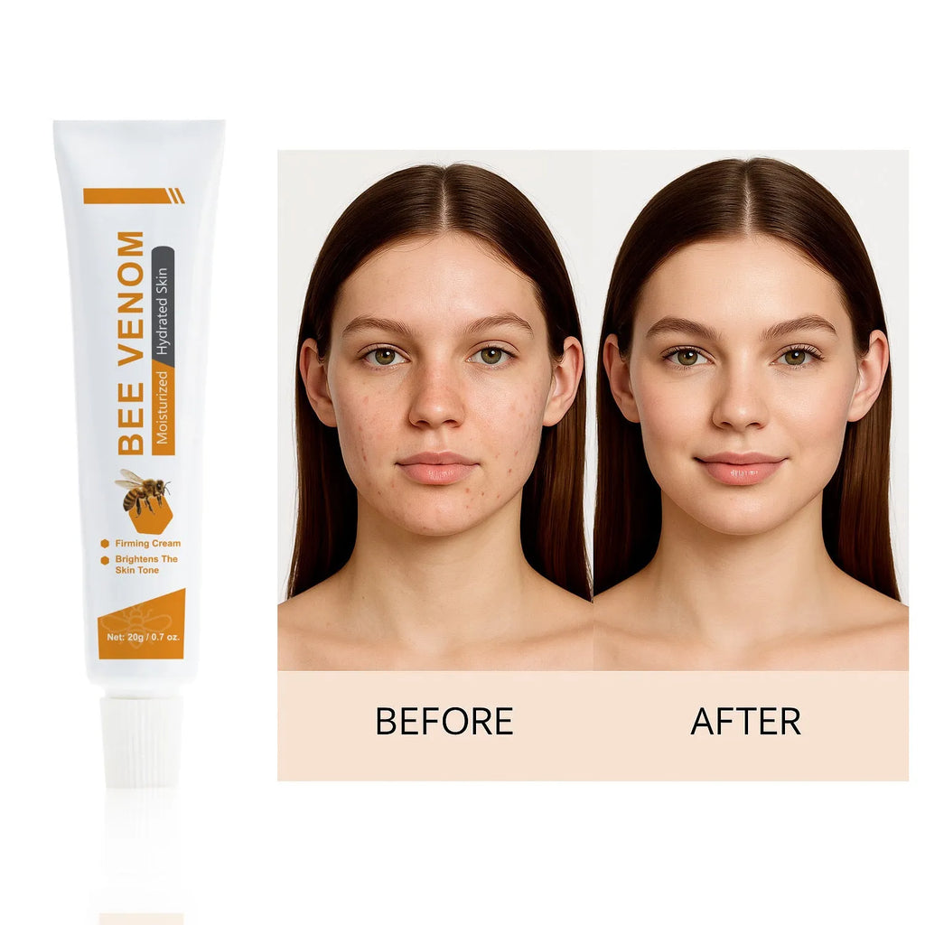 20g pot of bee facial neck cream with bee-derived ingredients for face and neck application