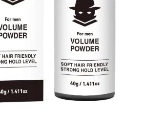40g tub of hair styling powder for oil control and fluffy volume texture.
