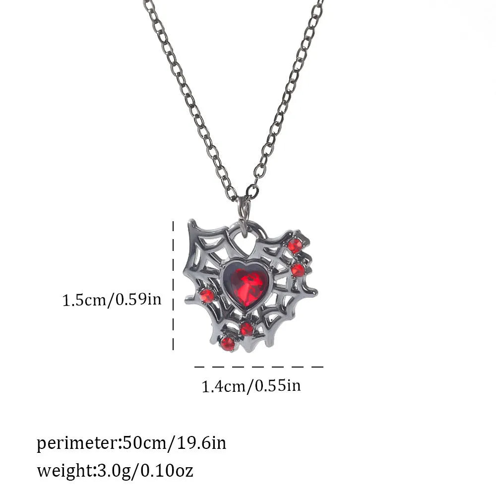Halloween necklace with a detailed bat pendant on a zinc alloy chain, showing electroplated finish.