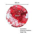 Creative printed PVC ski ring for winter outdoor activities in three colour designs
