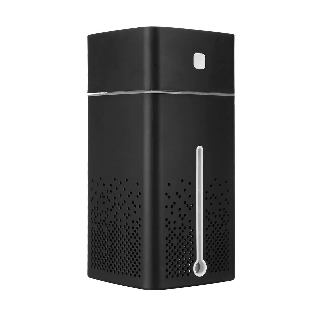 Black or white USB desktop humidifier 103mm wide 218mm high with 1000ml tank