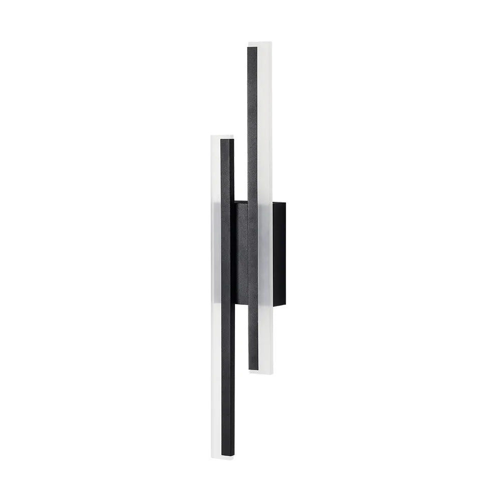 Gold double line wall lamp 500mm modern light fixture for hotel stairs