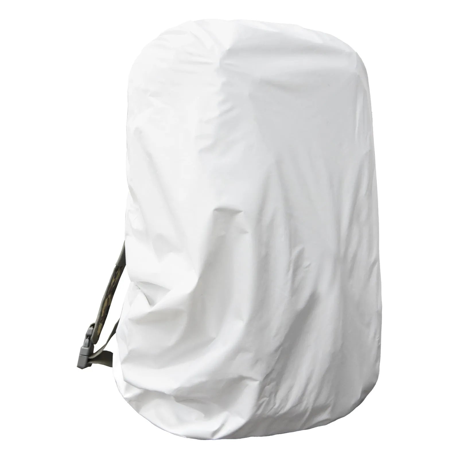 80L capacity backpack rain cover in multiple colours showing waterproof and dustproof PU material construction for outdoor activities