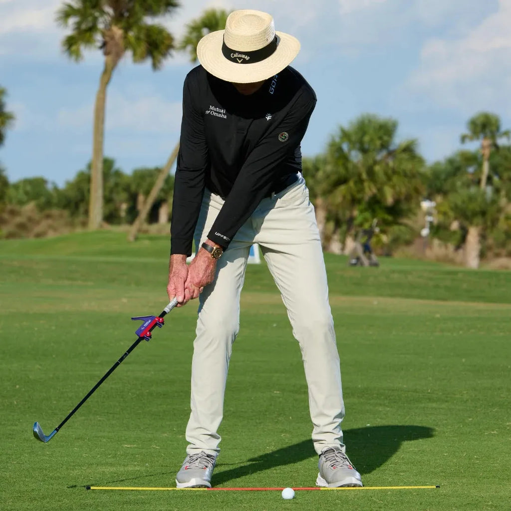 Golf swing plane simulator trainer made from plastic with LOGO or plain options
