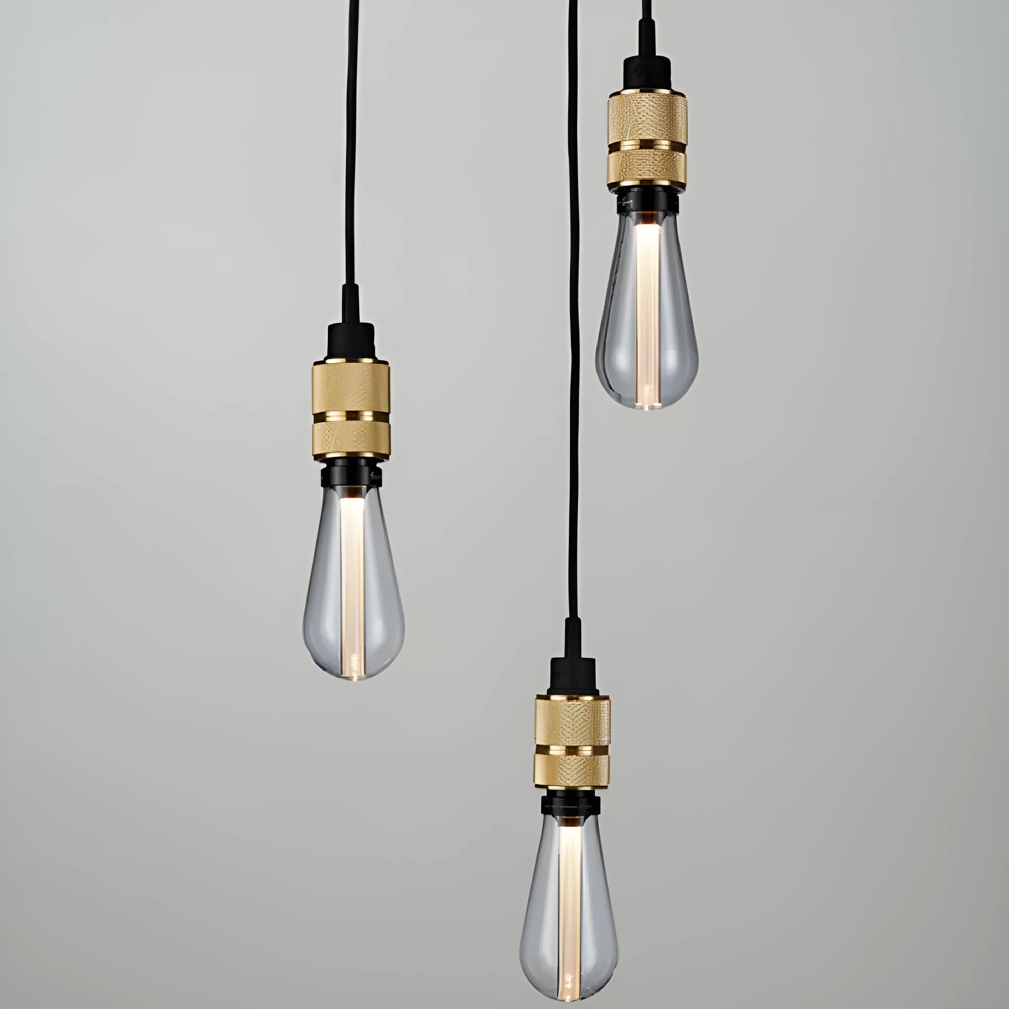 DIY decorative chandelier assembly kit with braided power cord and electroplated lamp holder in multiple colour finishes