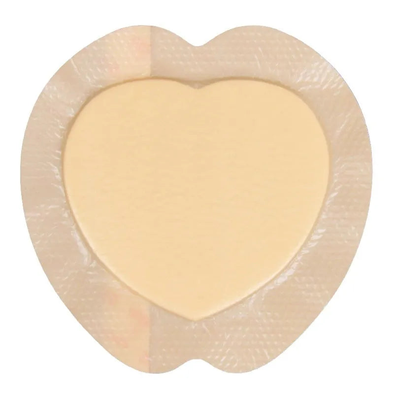 Skin colour silicone foam bedsore dressing for pressure ulcer prevention