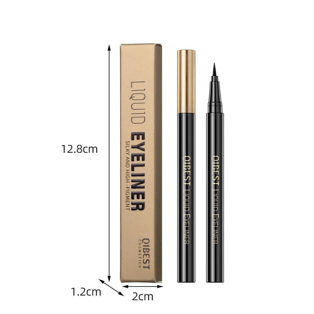 Black liquid eyeliner pen with a sweatproof, quick-drying formula, colour Q2407.