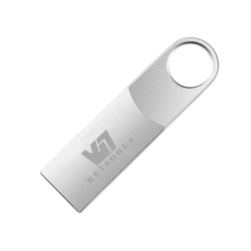 Custom high-speed metal car USB flash drive in silver, black, gold, or rose gold finishes