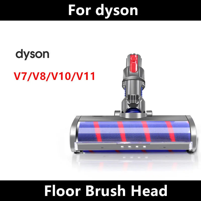 Dyson vacuum cleaner replacement floor brush head with soft velvet roller for V7 V8 V10 V11 models